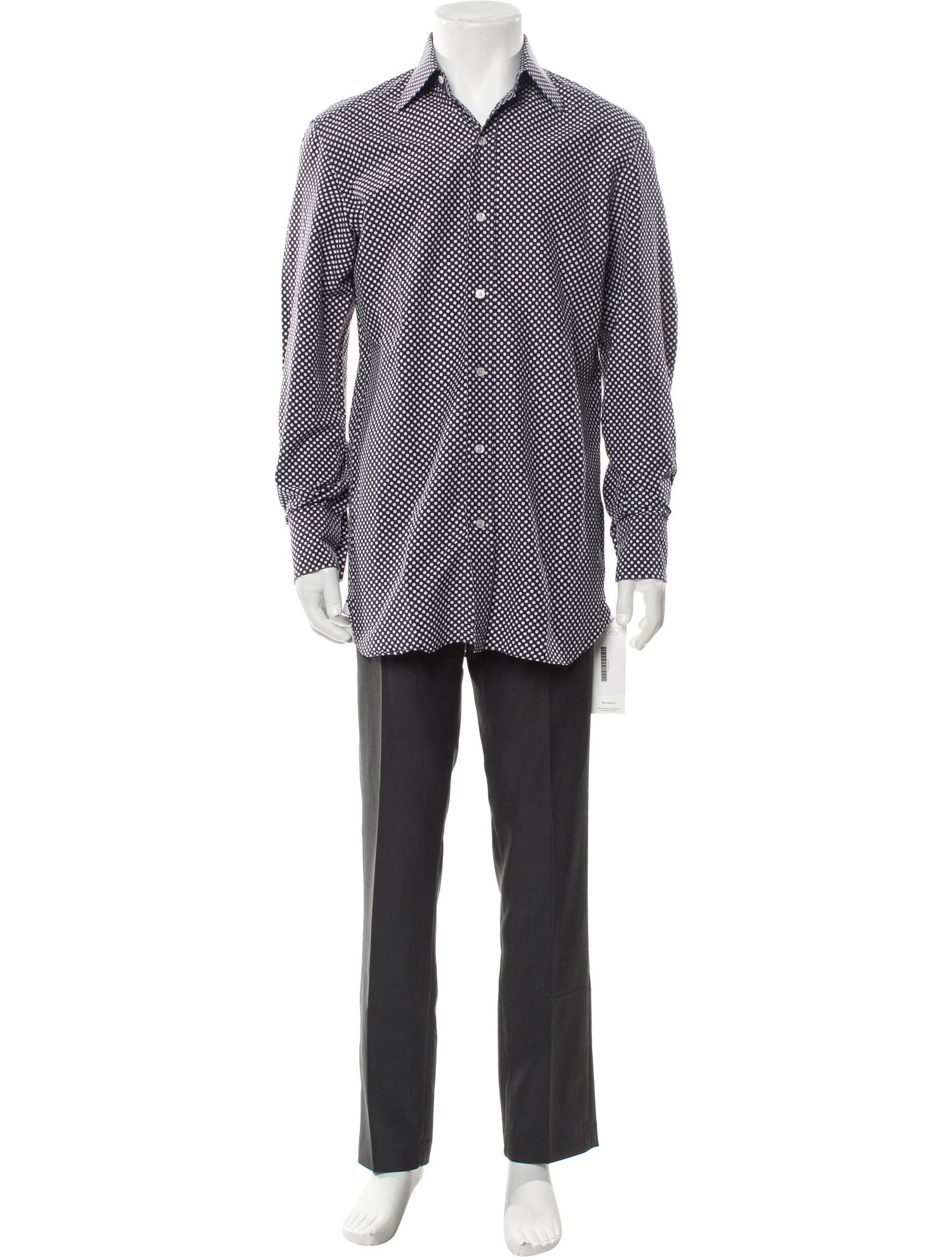 Tom Ford Printed Long Sleeve Shirt