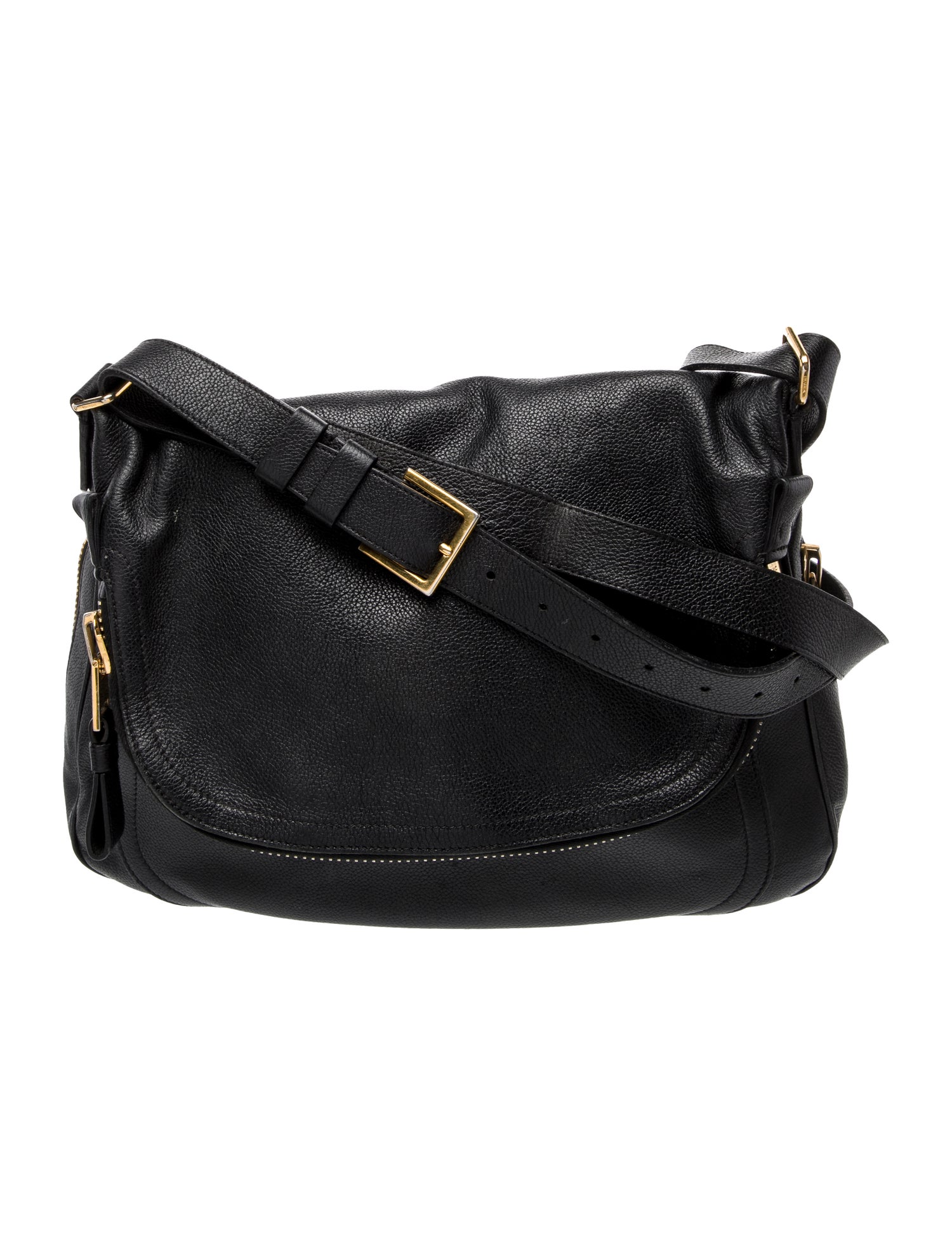 Tom Ford Leather Messenger Bag