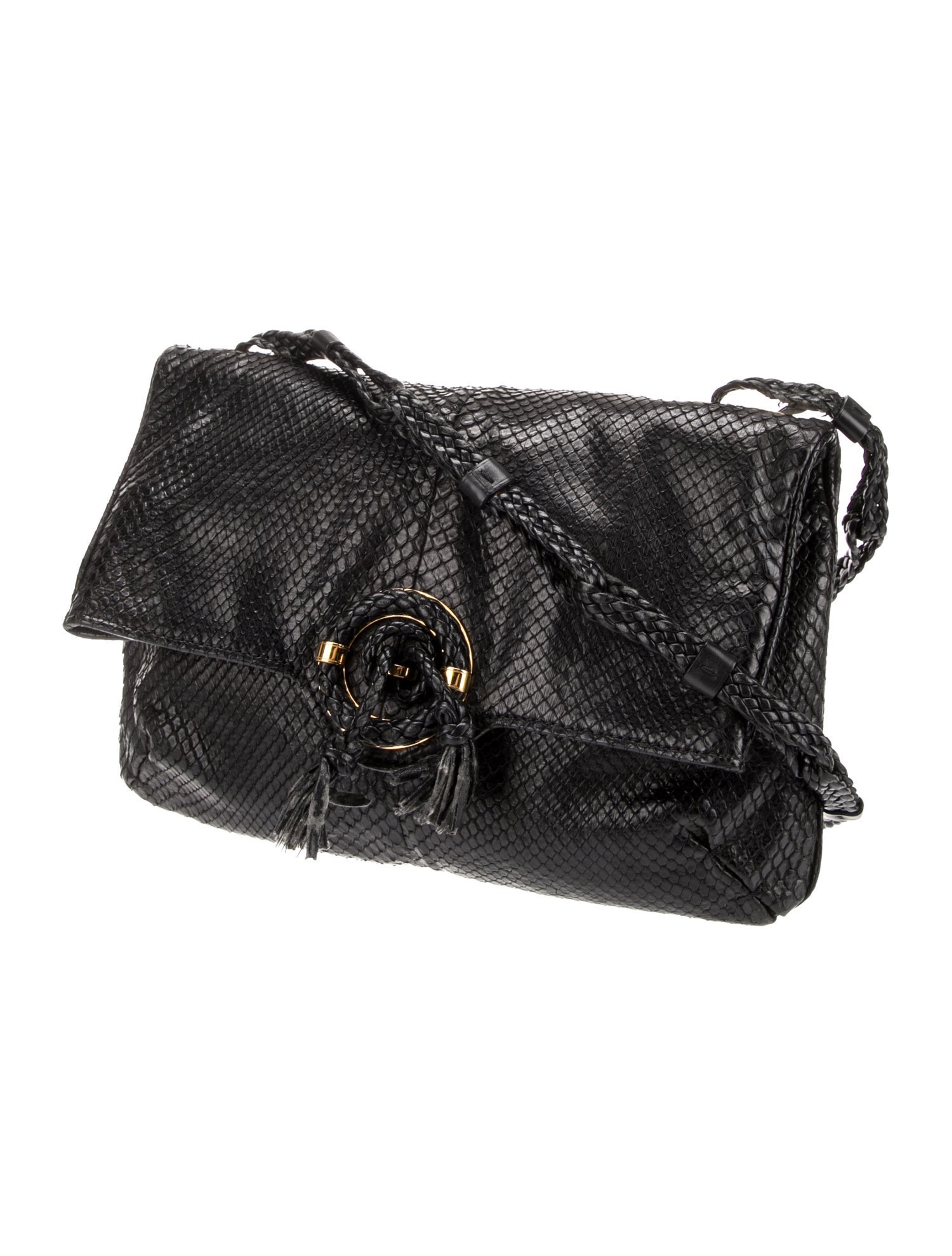Tom Ford Snakeskin Shoulder Bag