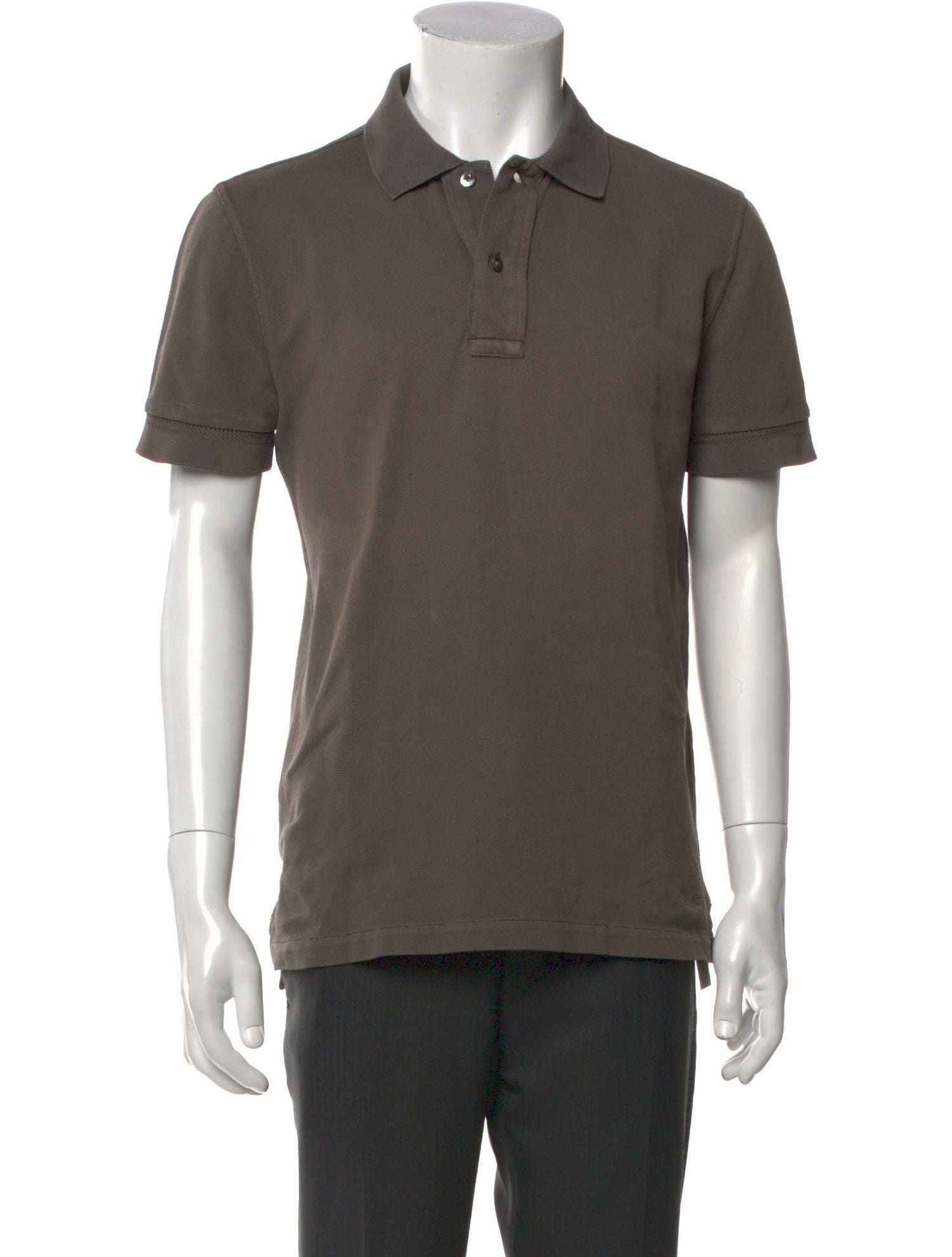 Tom Ford V-Neck Short Sleeve Polo Shirt