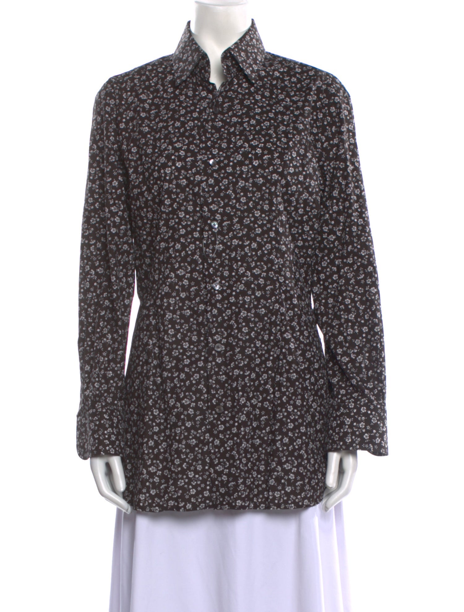 Tom Ford Printed Long Sleeve Tunic