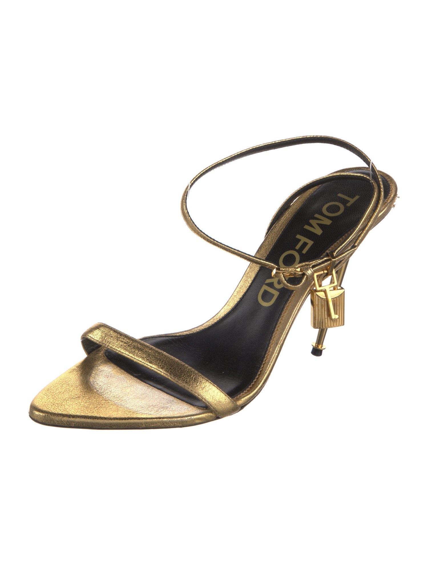 Tom Ford Leather Slingback Sandals