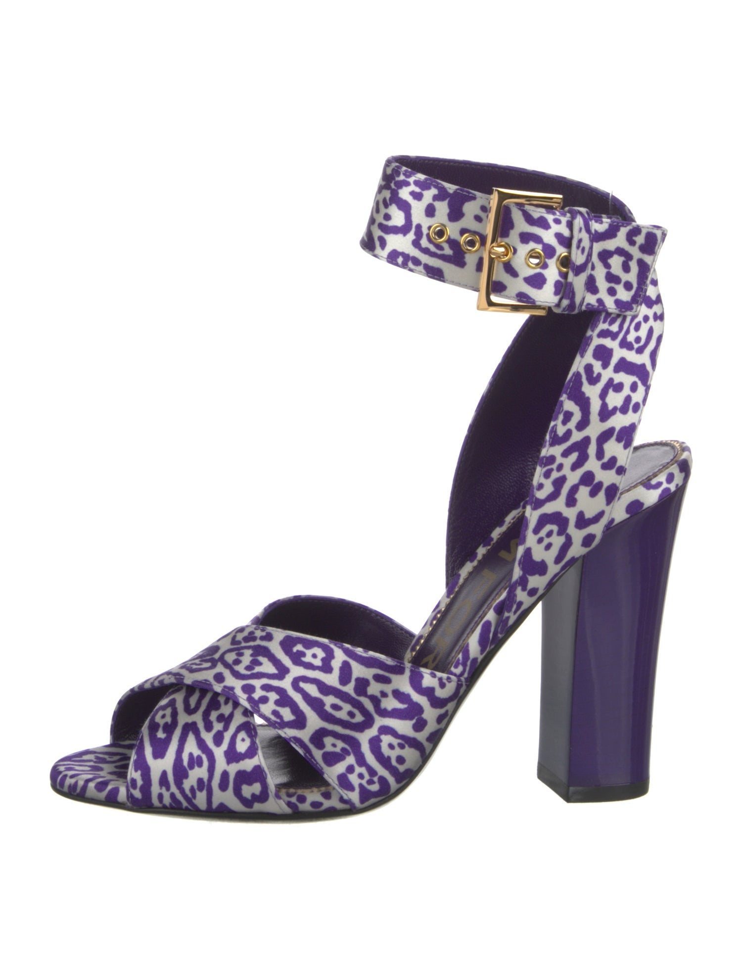Tom Ford Satin Printed Sandals