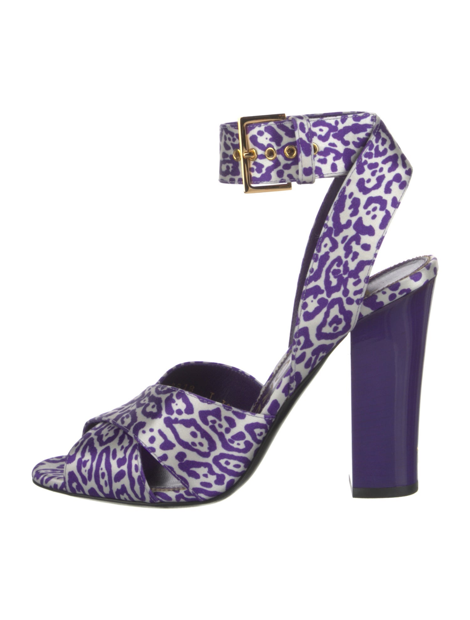 Tom Ford Satin Printed Sandals