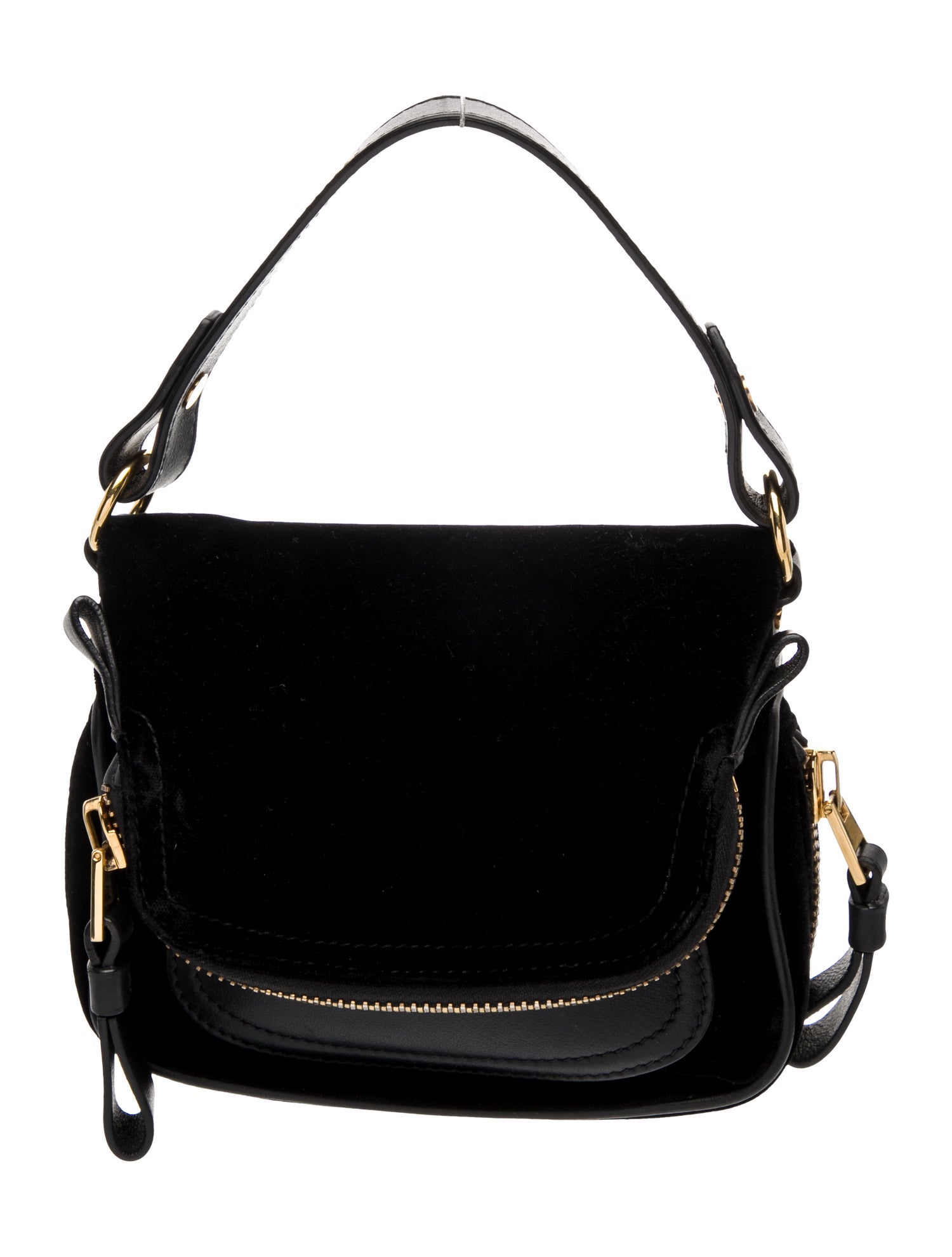 Tom Ford Velvet Top Handle Bag