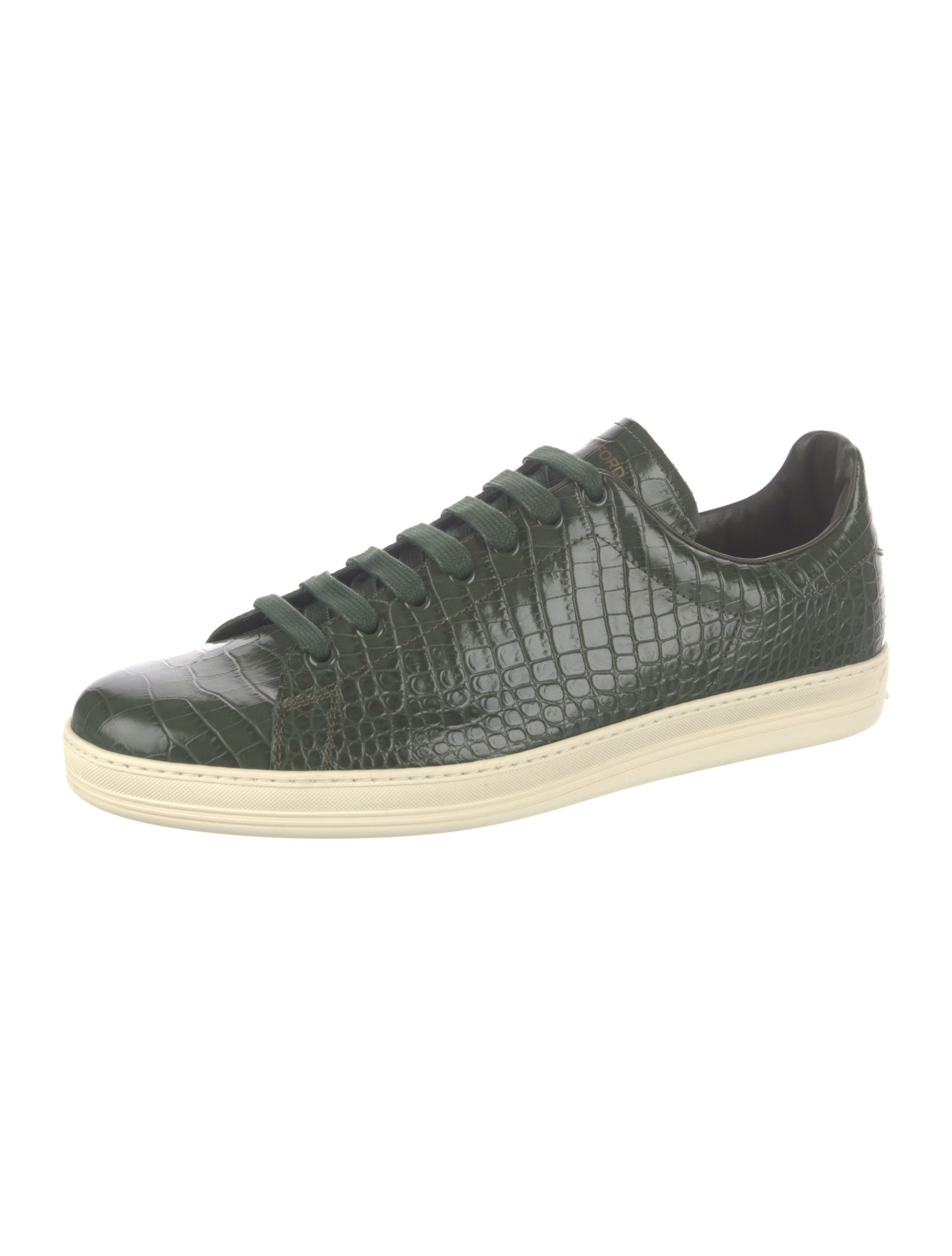 Tom Ford Embossed Leather Sneakers