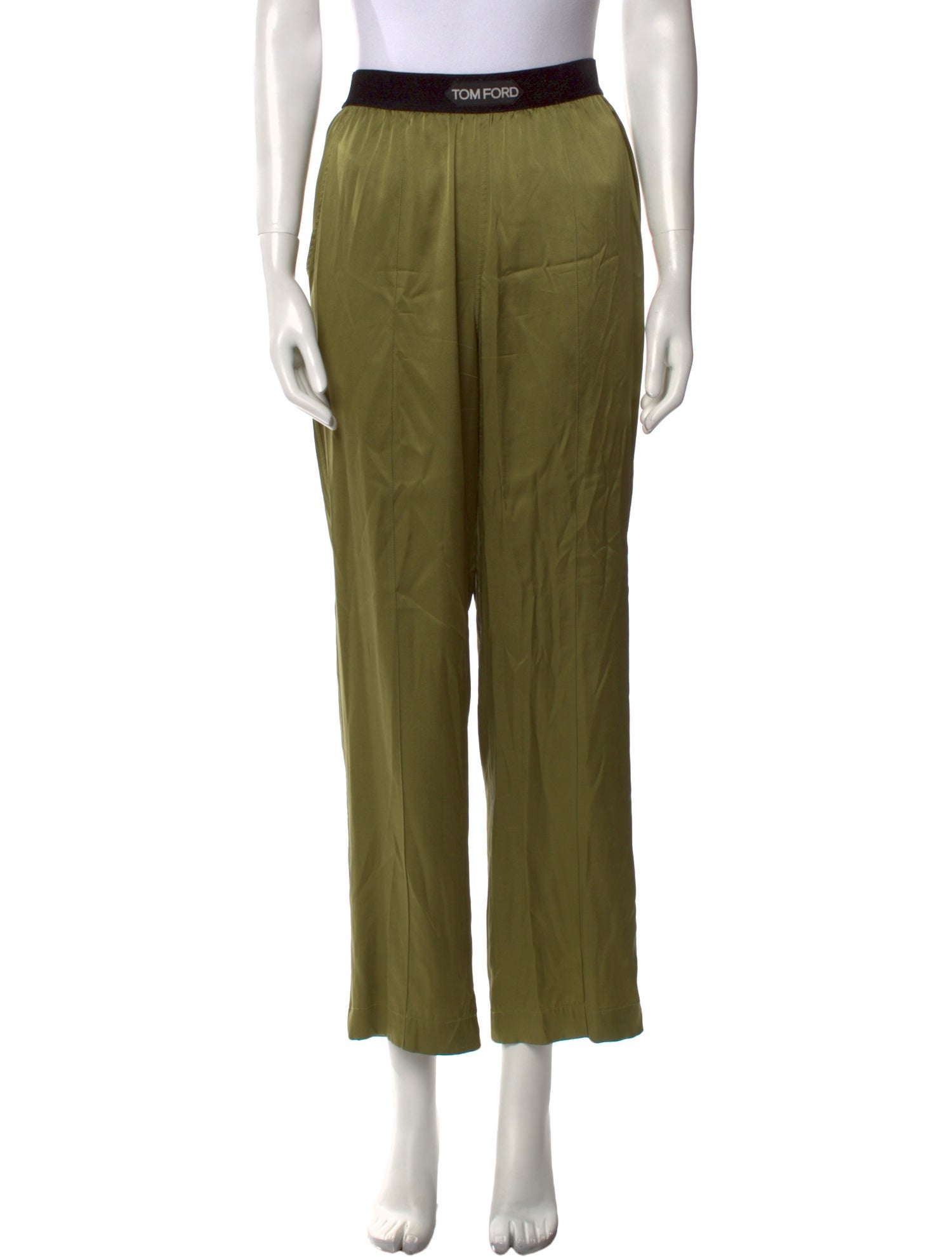 Tom Ford Silk Straight Leg Pants