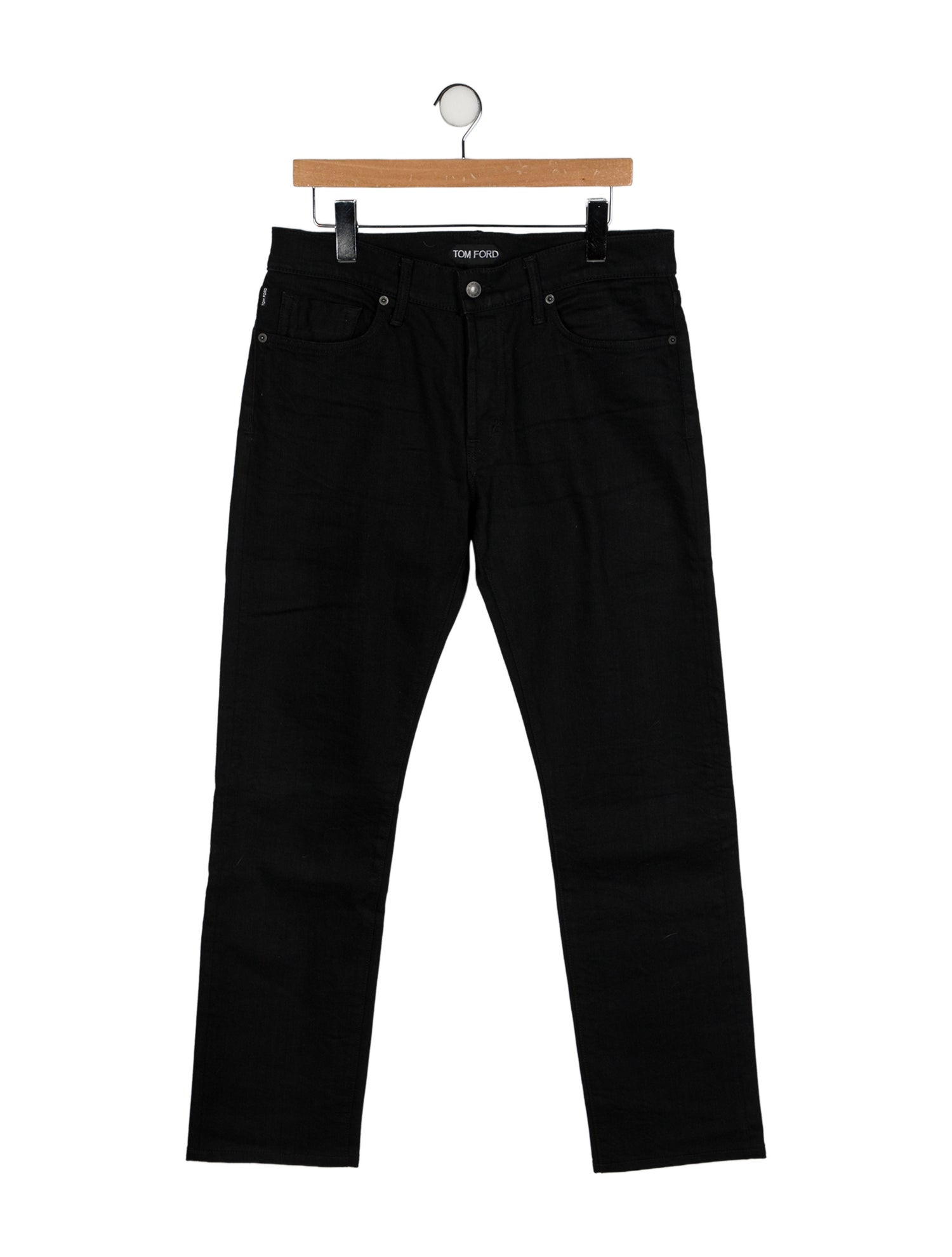 Tom Ford Mid-Rise Straight Leg Jeans
