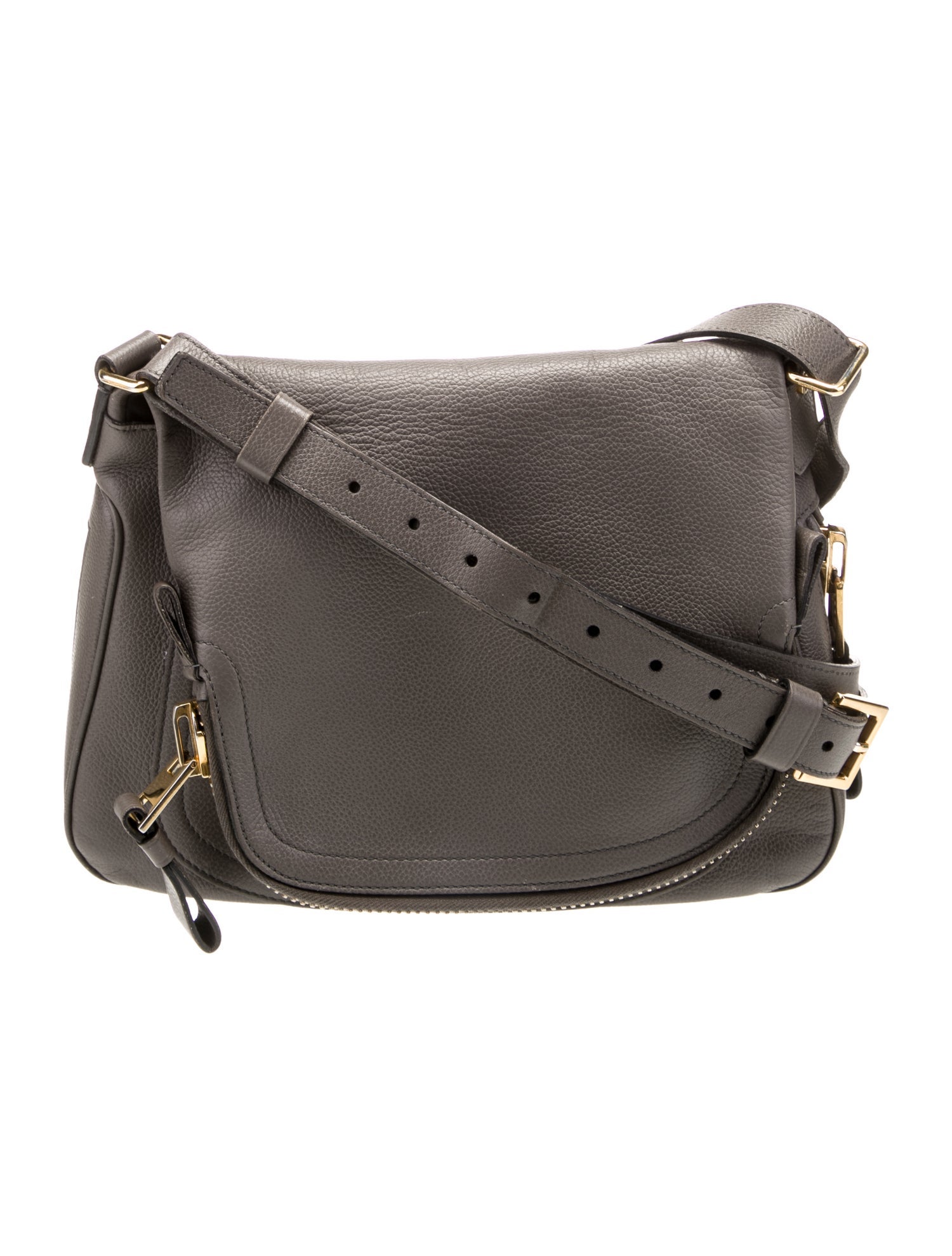 Tom Ford Leather Messenger Bag