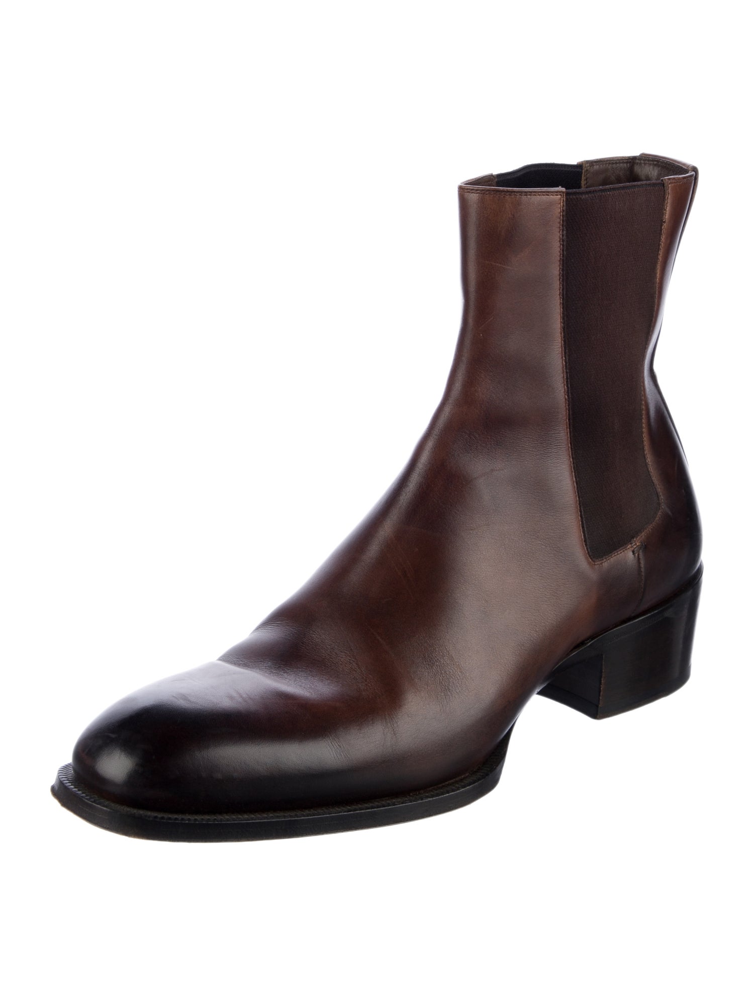 Tom Ford Leather Chelsea Boots
