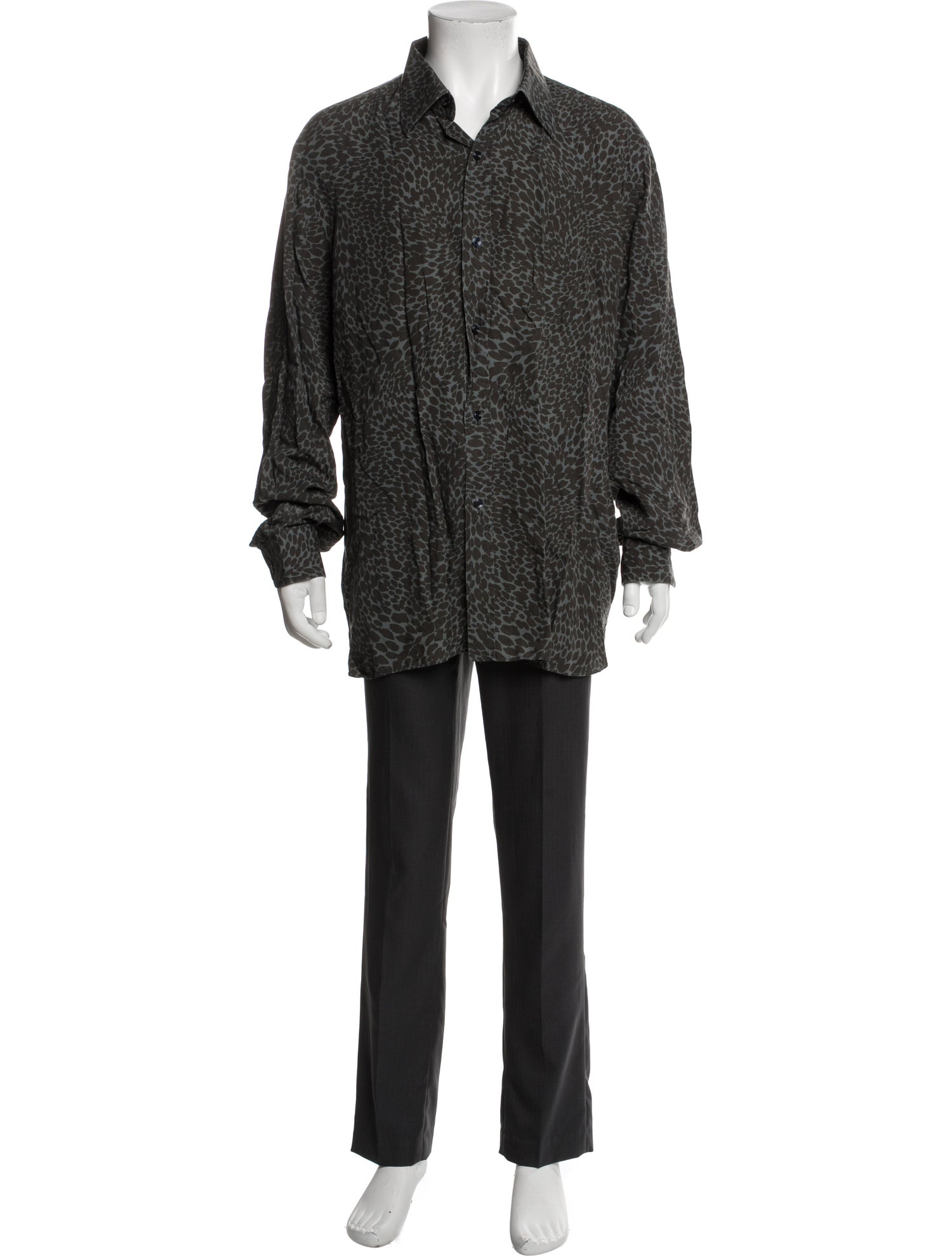 Tom Ford Printed Long Sleeve Shirt