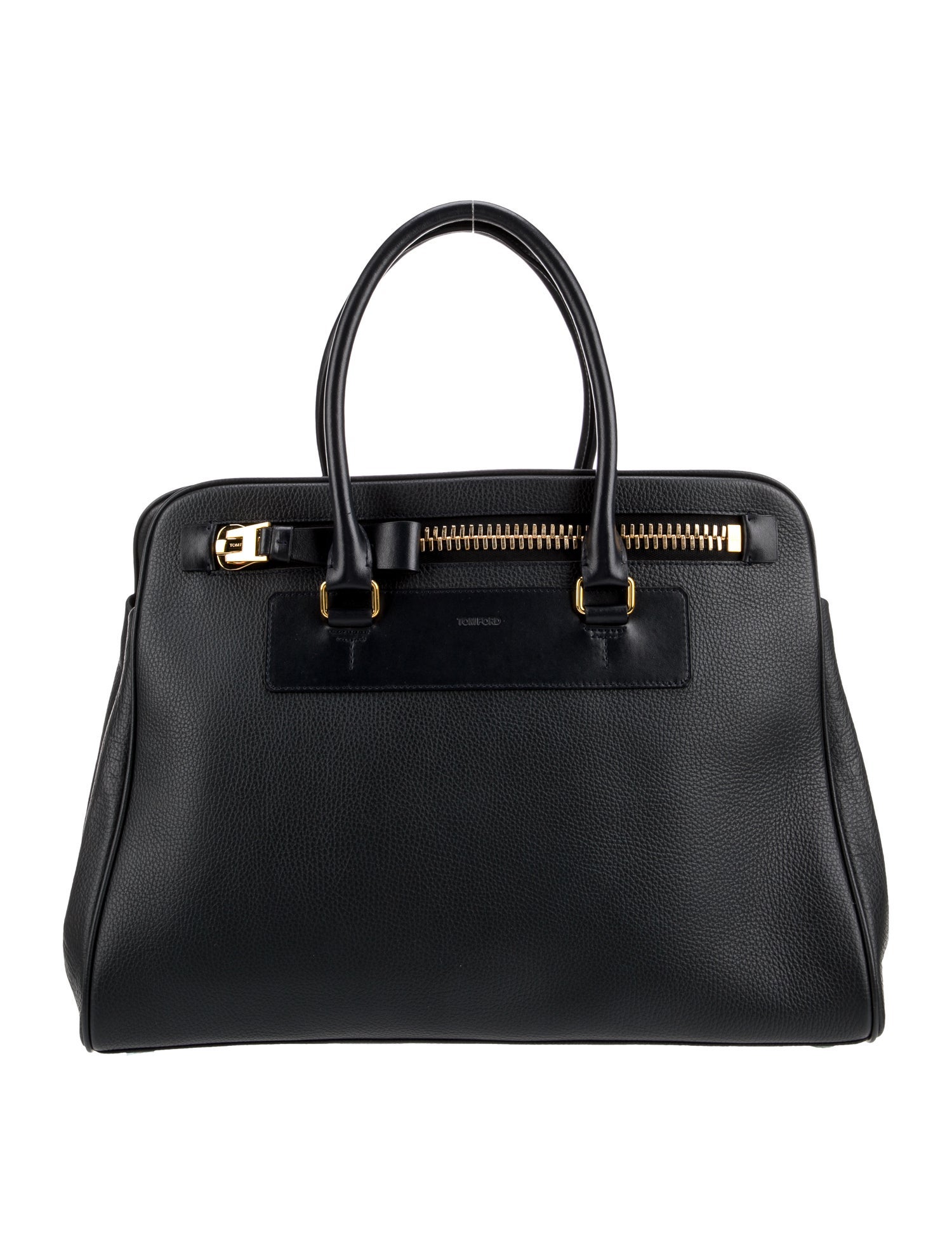 Tom Ford Leather Top Handle Bag