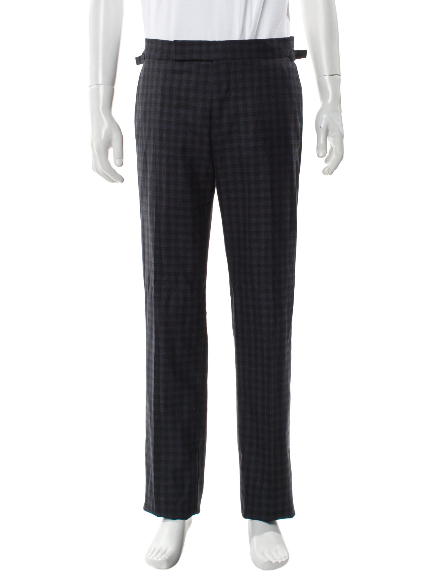 Tom Ford Plaid Print Pants