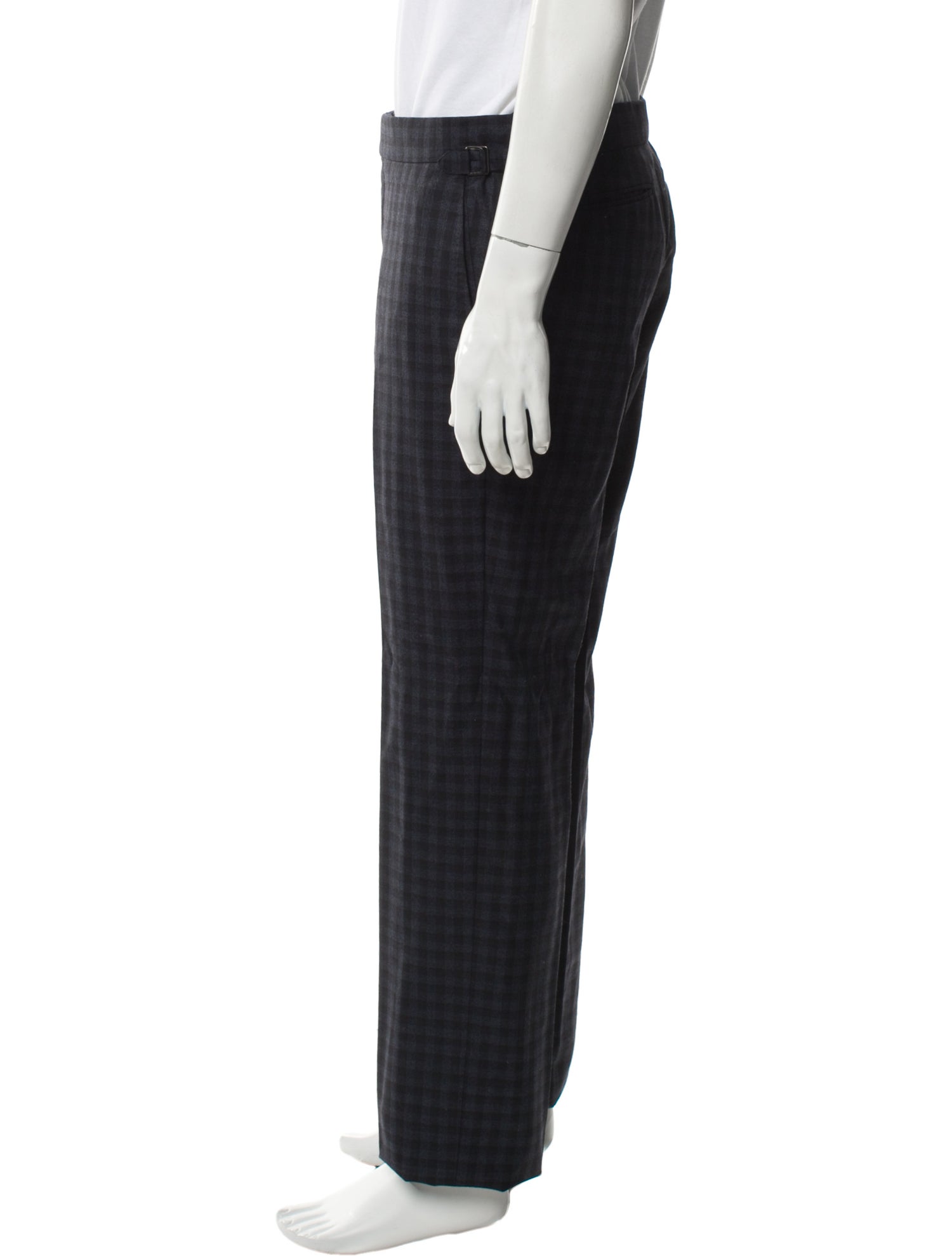 Tom Ford Plaid Print Pants