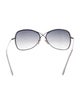 Tom Ford Oversize Gradient Sunglasses