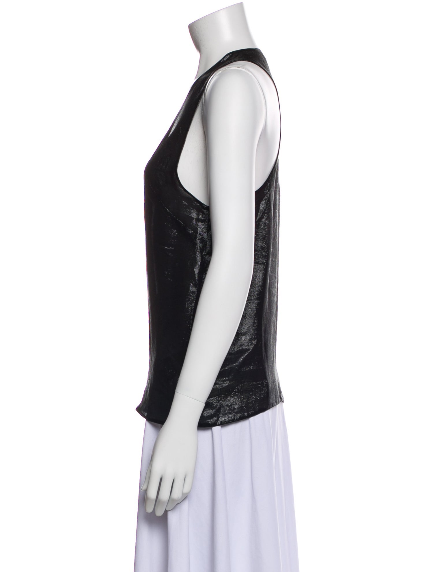 Tom Ford Silk Scoop Neck Top