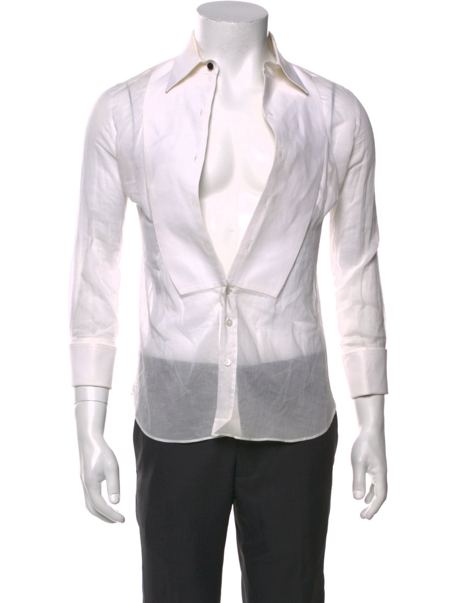 Tom Ford Long Sleeve Tuxedo Shirt