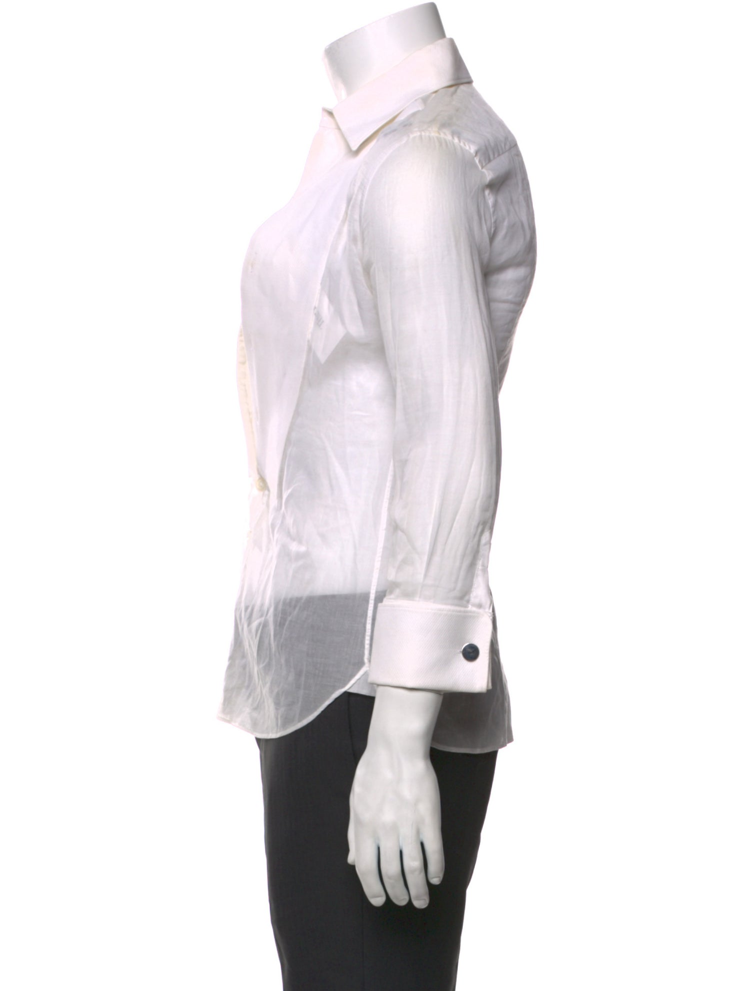 Tom Ford Long Sleeve Tuxedo Shirt