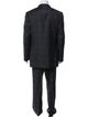 Tom Ford Wool Plaid Print Two-Piece Suit