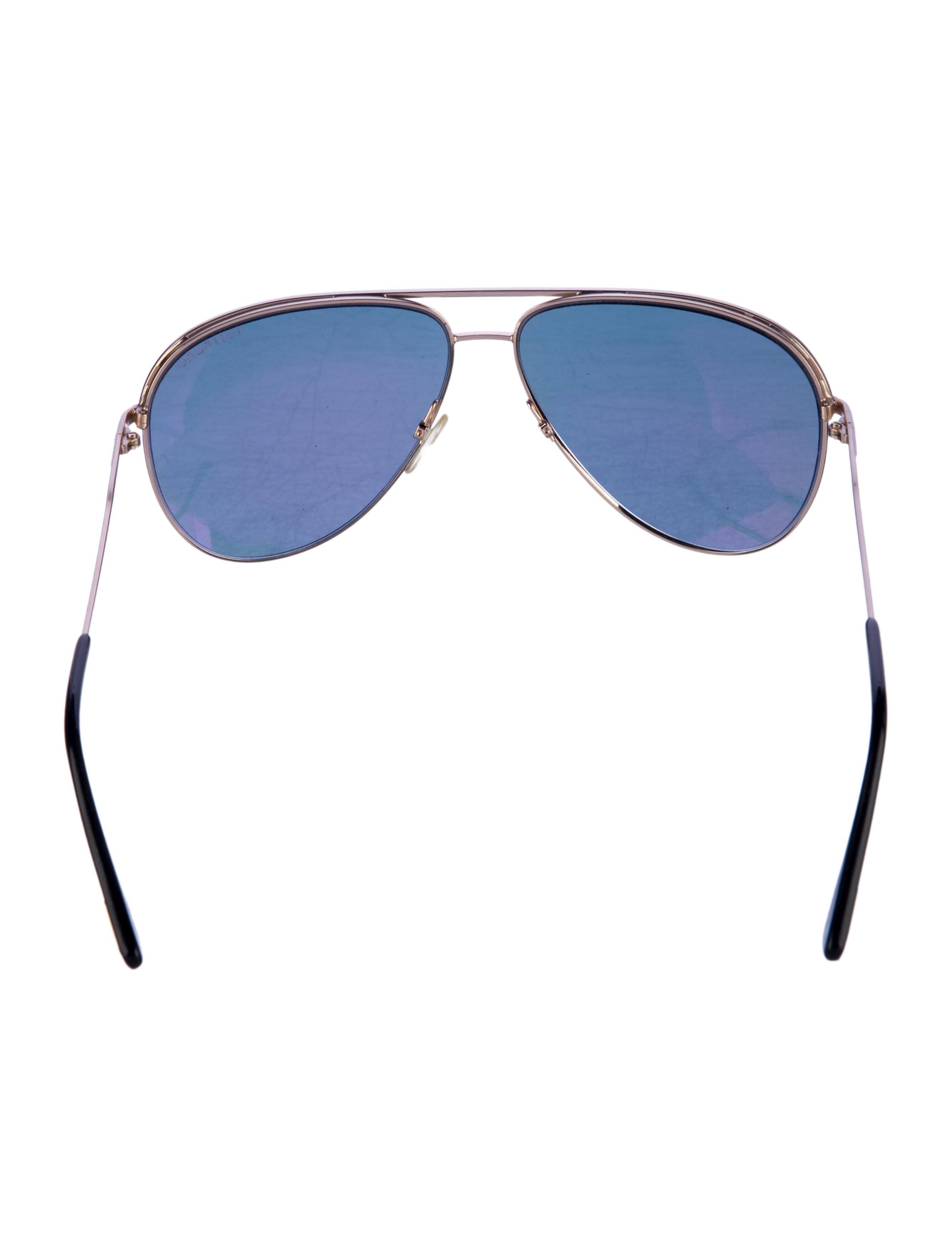 Tom Ford Aviator Mirrored Sunglasses