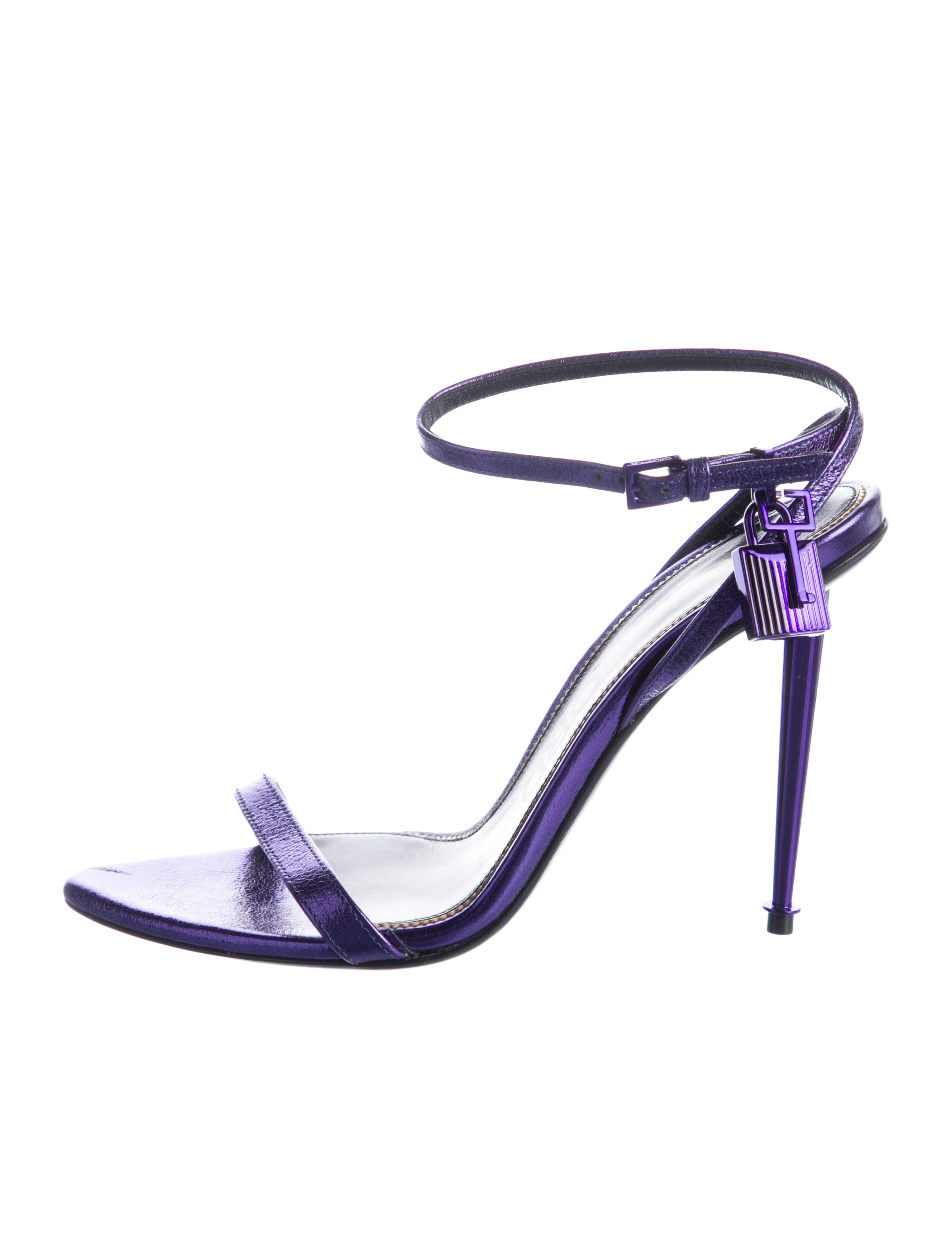 Tom Ford Leather Slingback Sandals