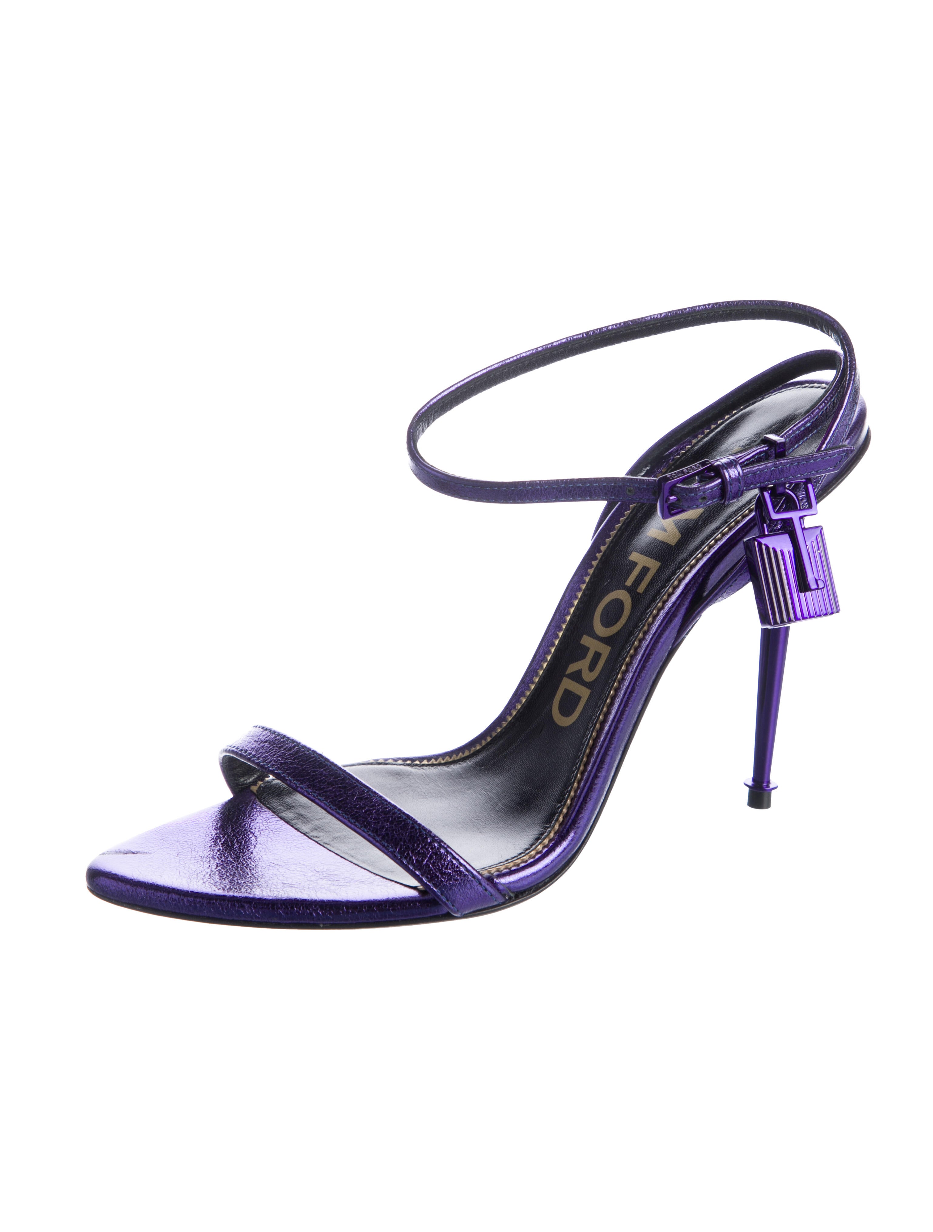 Tom Ford Leather Slingback Sandals