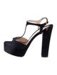 Tom Ford Suede T-Strap Sandals