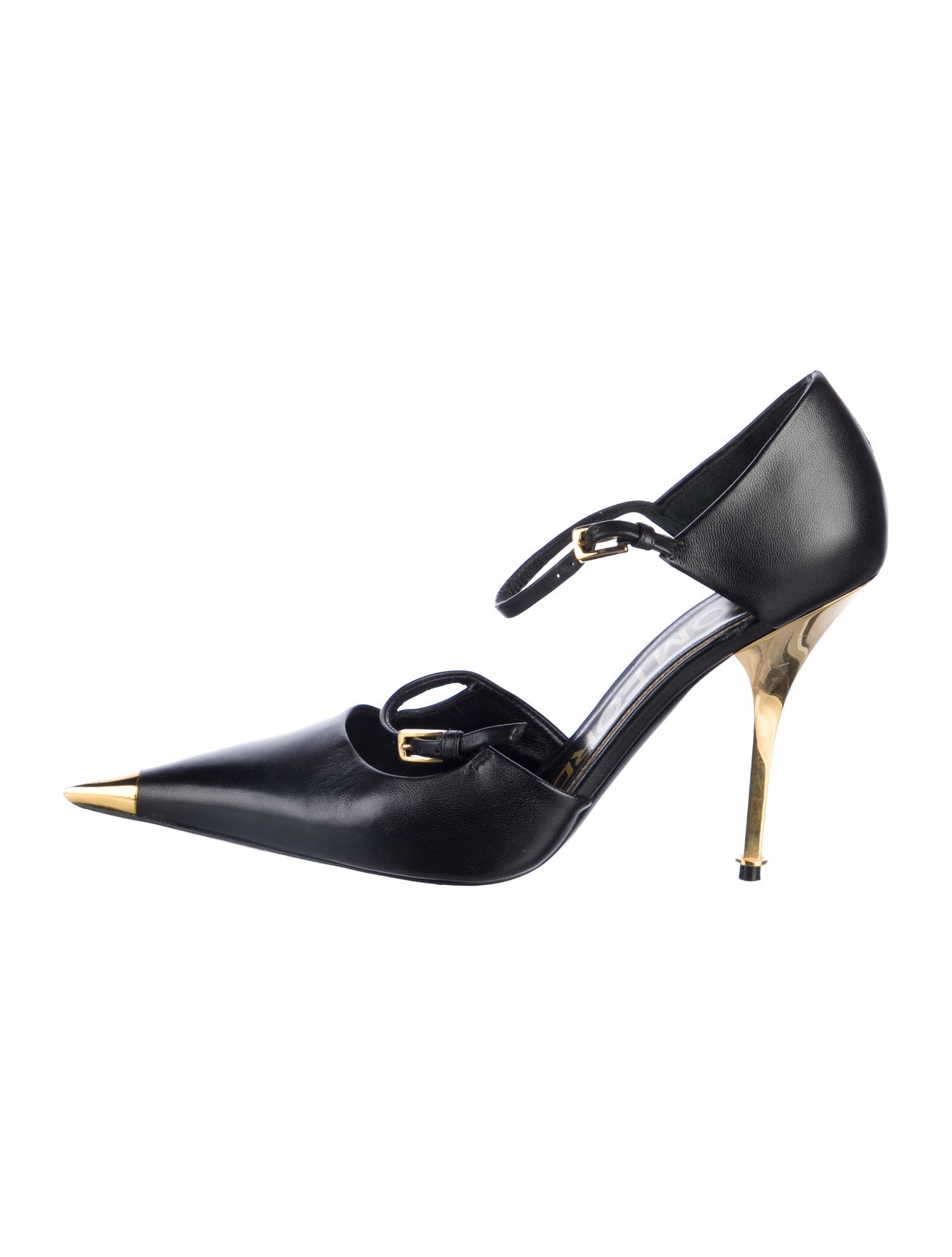 Tom Ford Leather D'Orsay Pumps
