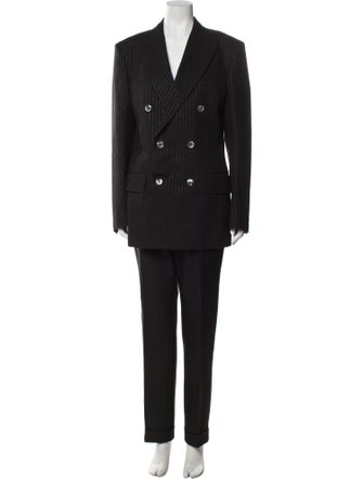 Tom Ford Mohair Glitter Accents Pantsuit