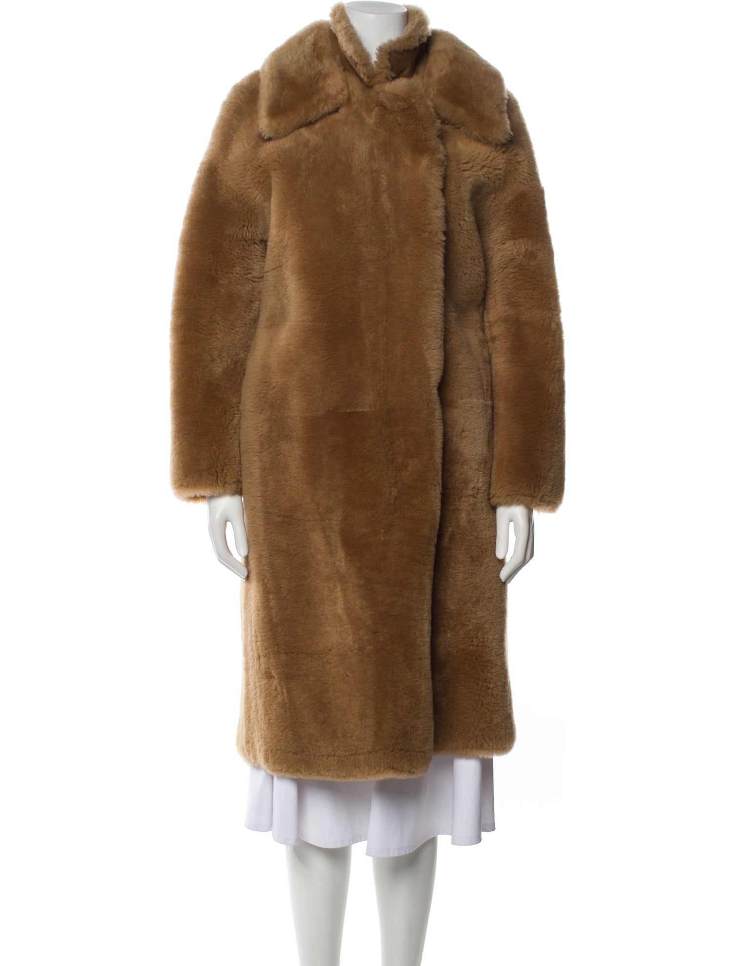 Tom Ford Lamb Leather Faux Fur Coat