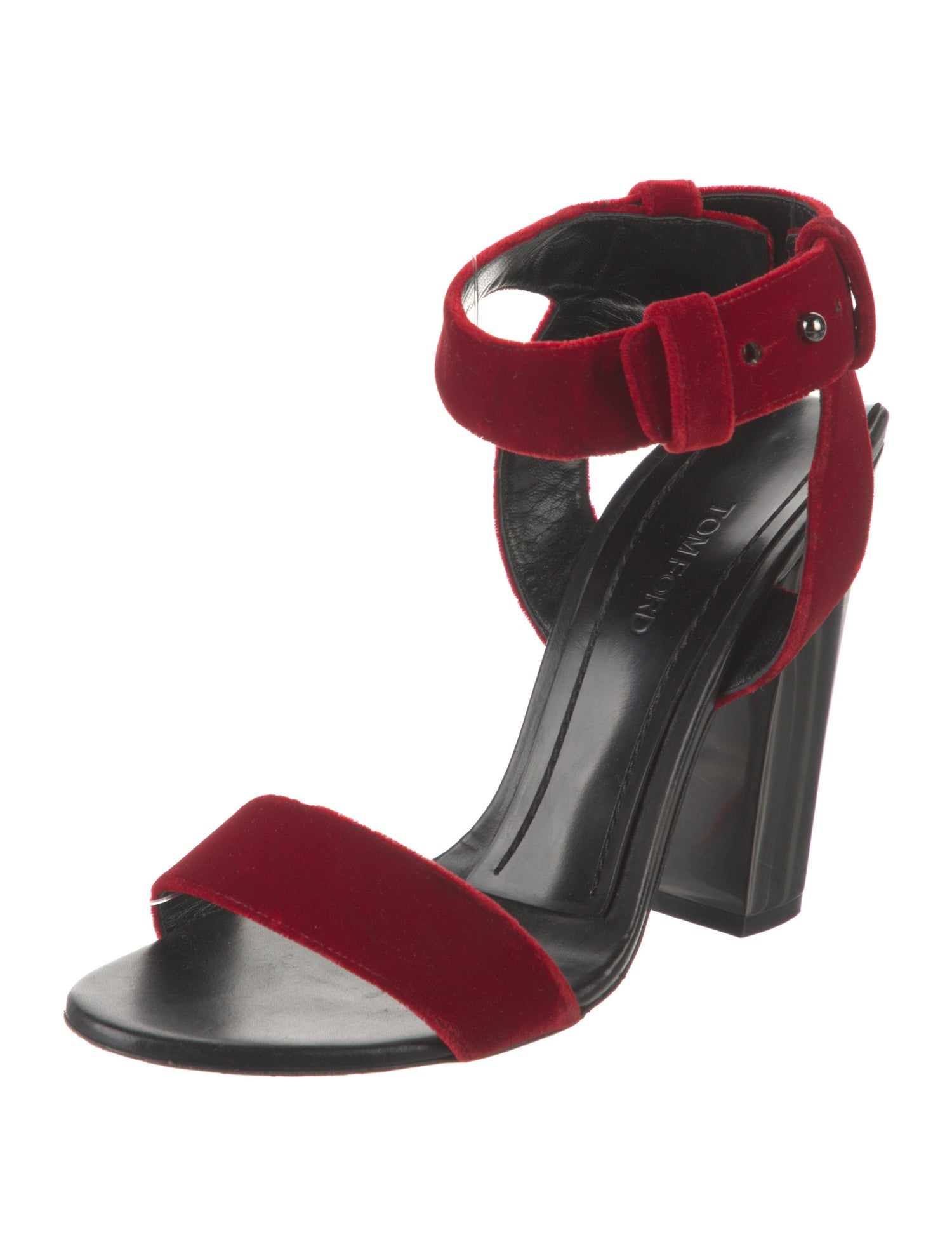 Tom Ford Velvet Sandals
