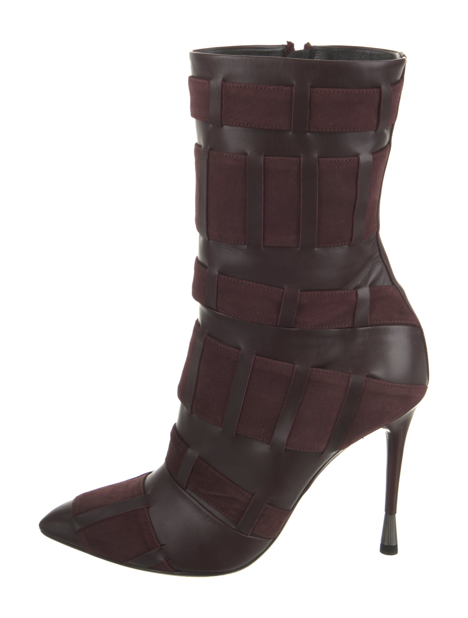 Tom Ford Suede Colorblock Pattern Sock Boots