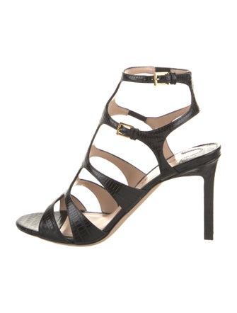 Tom Ford Embossed Leather Gladiator Sandals
