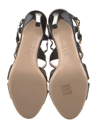 Tom Ford Embossed Leather Gladiator Sandals