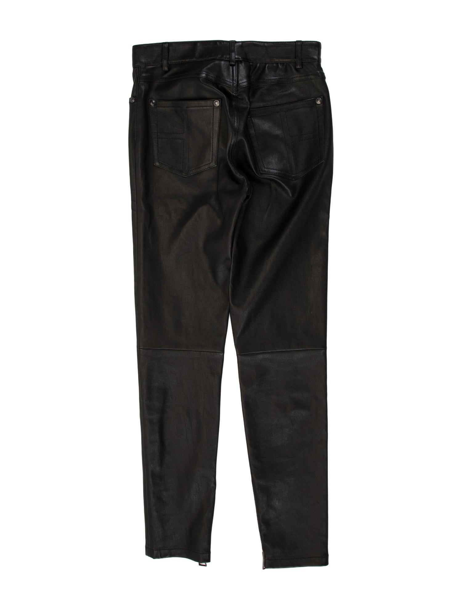 Tom Ford Leather Skinny Leg Pants
