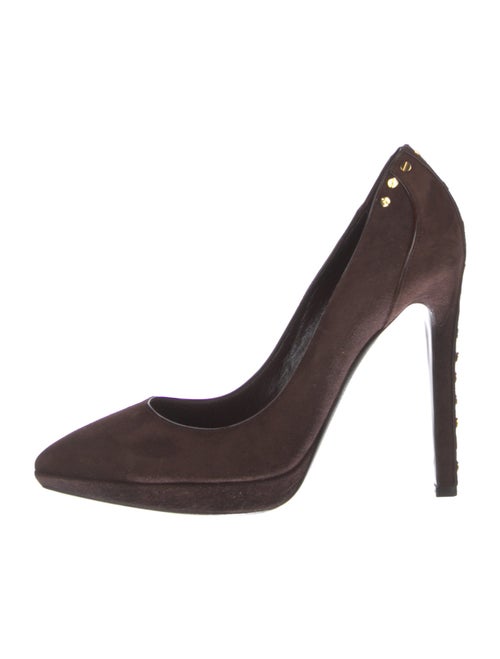 Tom Ford Suede Studded Accents Pumps