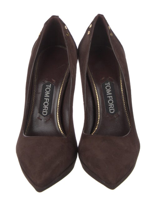 Tom Ford Suede Studded Accents Pumps