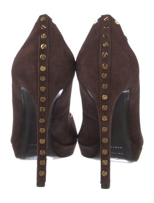 Tom Ford Suede Studded Accents Pumps