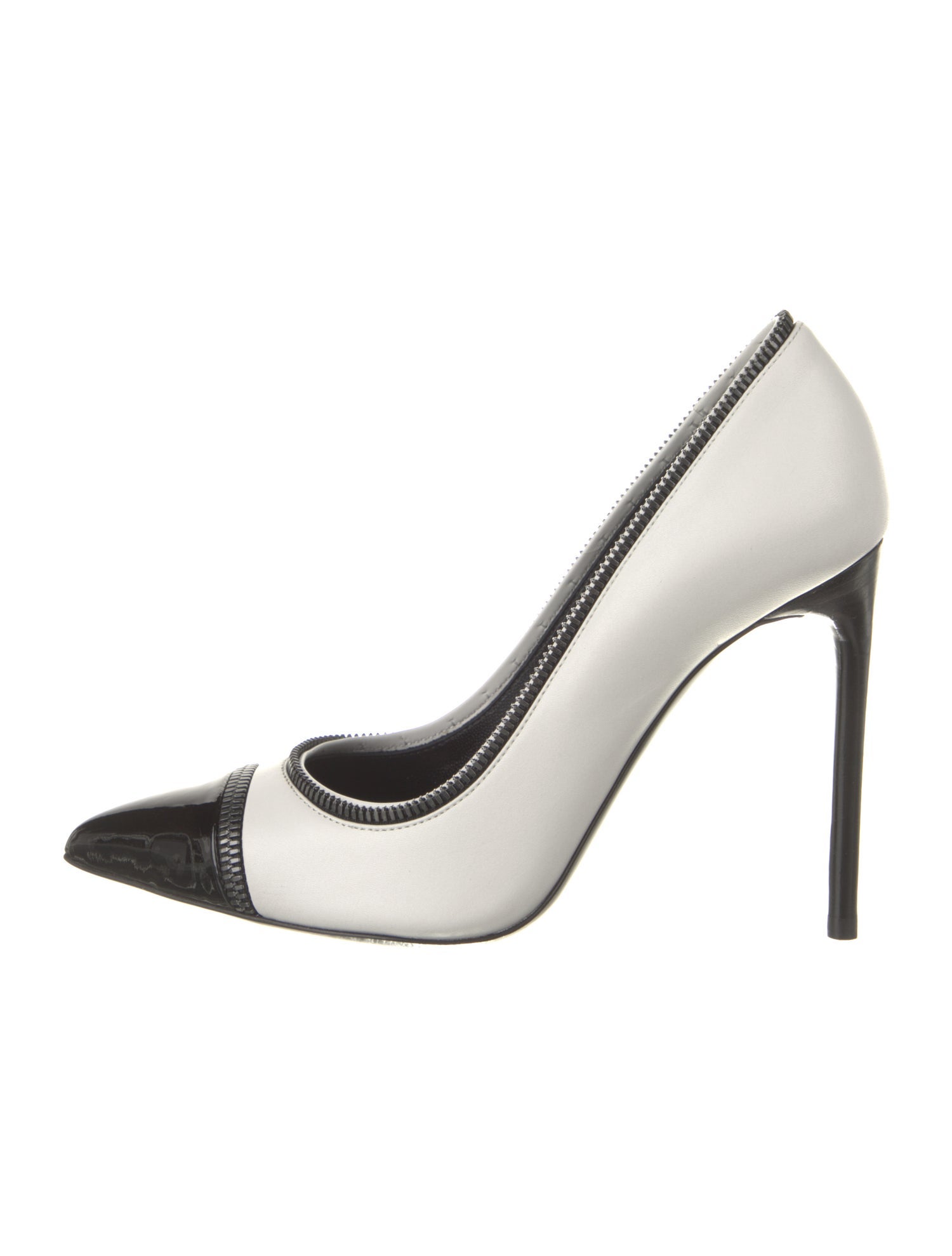 Tom Ford Leather Colorblock Pattern Pumps