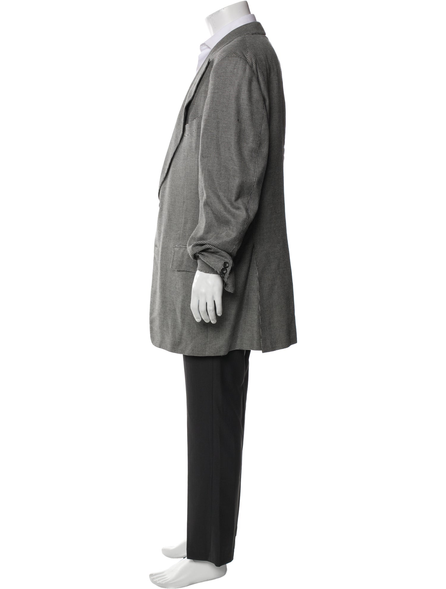 Tom Ford Silk Plaid Print Blazer