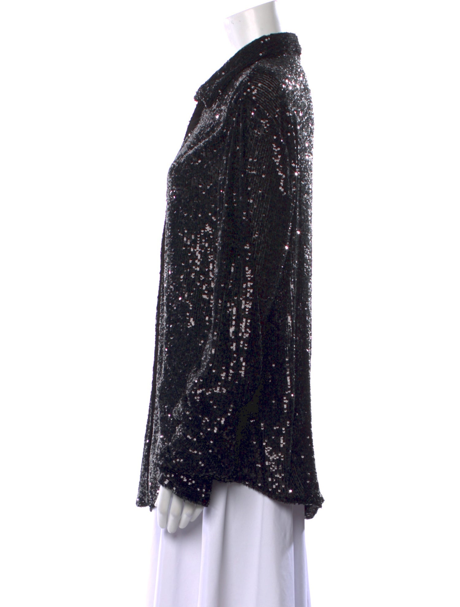 Tom Ford Long Sleeve Button-Up Top