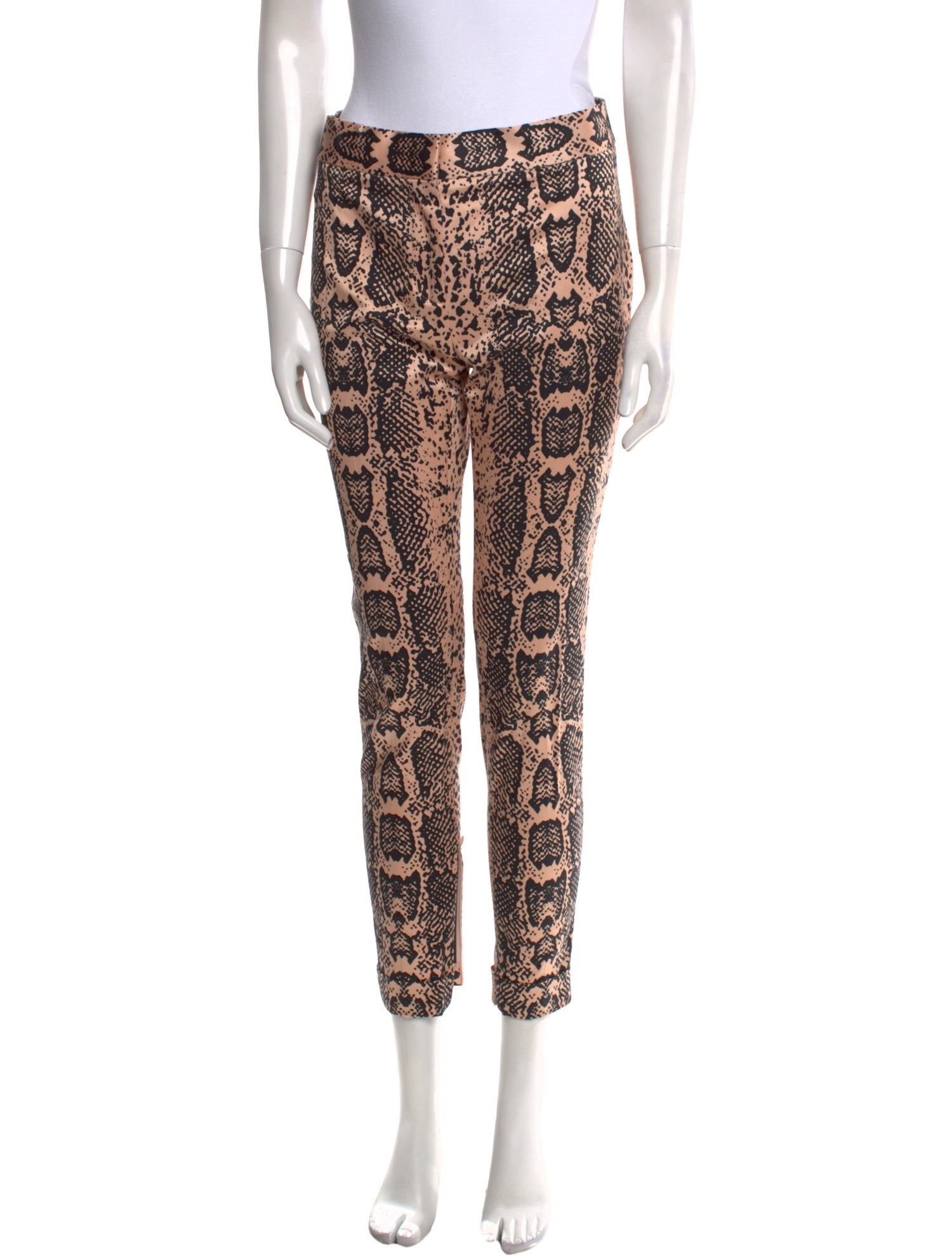 Tom Ford Animal Print Skinny Leg Pants