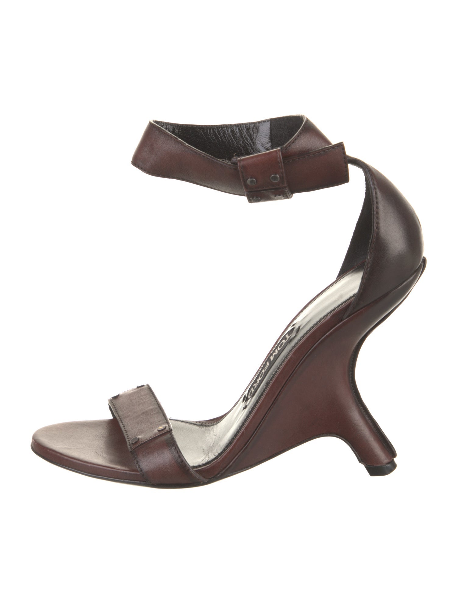 Tom Ford Leather Studded Accents Sandals