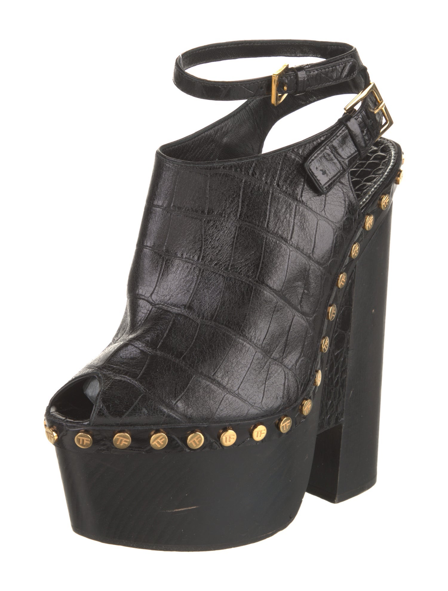 Tom Ford Leather Slingback Pumps