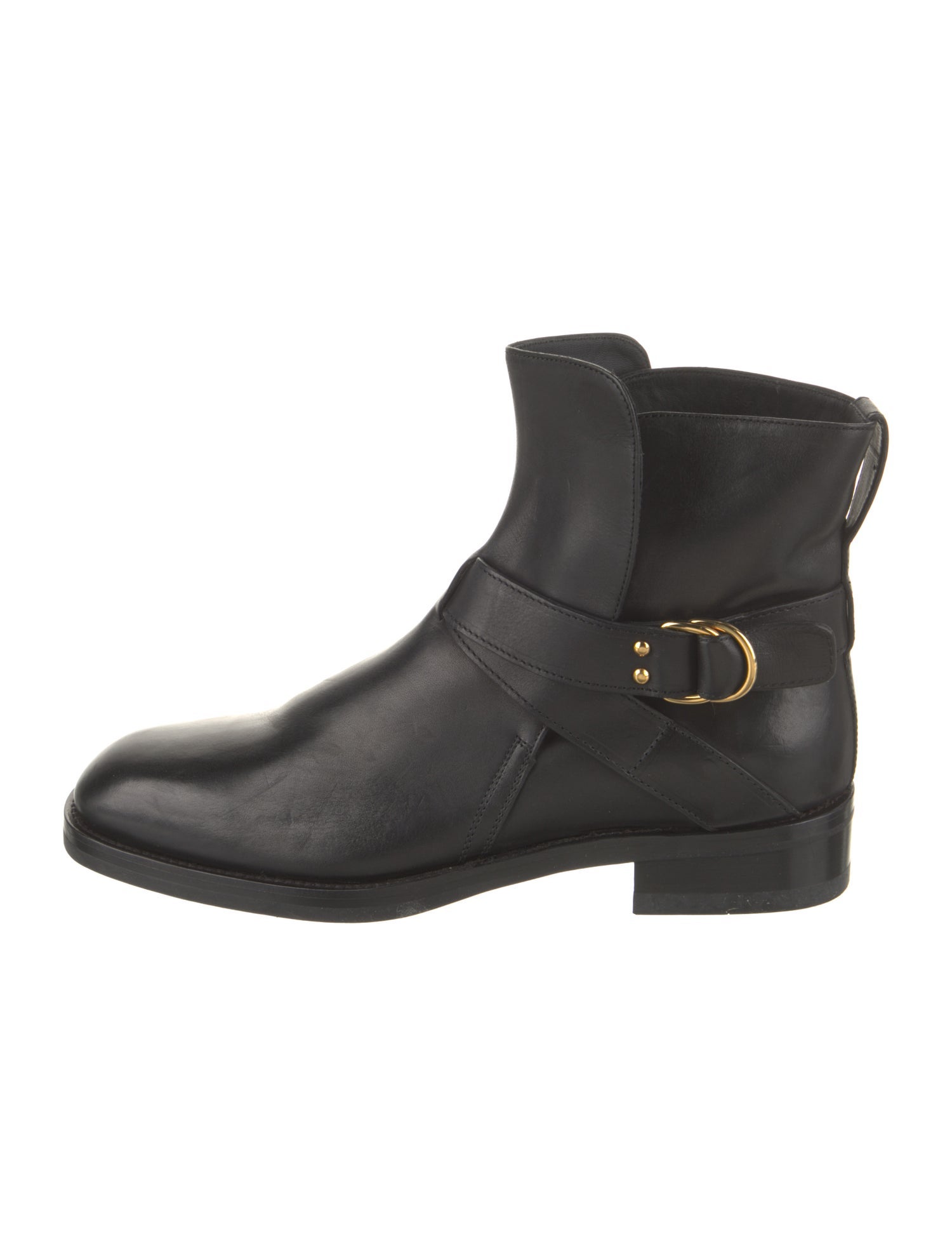 Tom Ford Leather Moto Boots