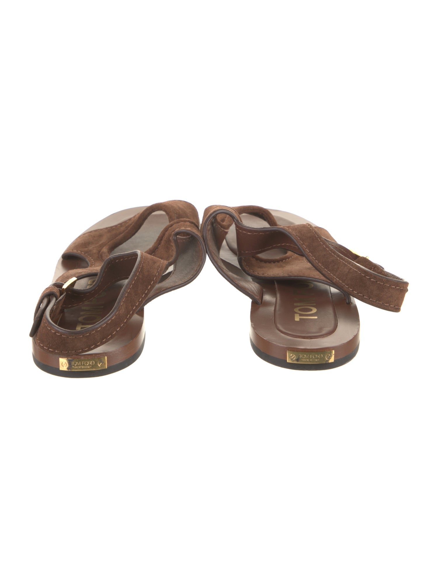 Tom Ford Suede Cutout Accent Gladiator Sandals