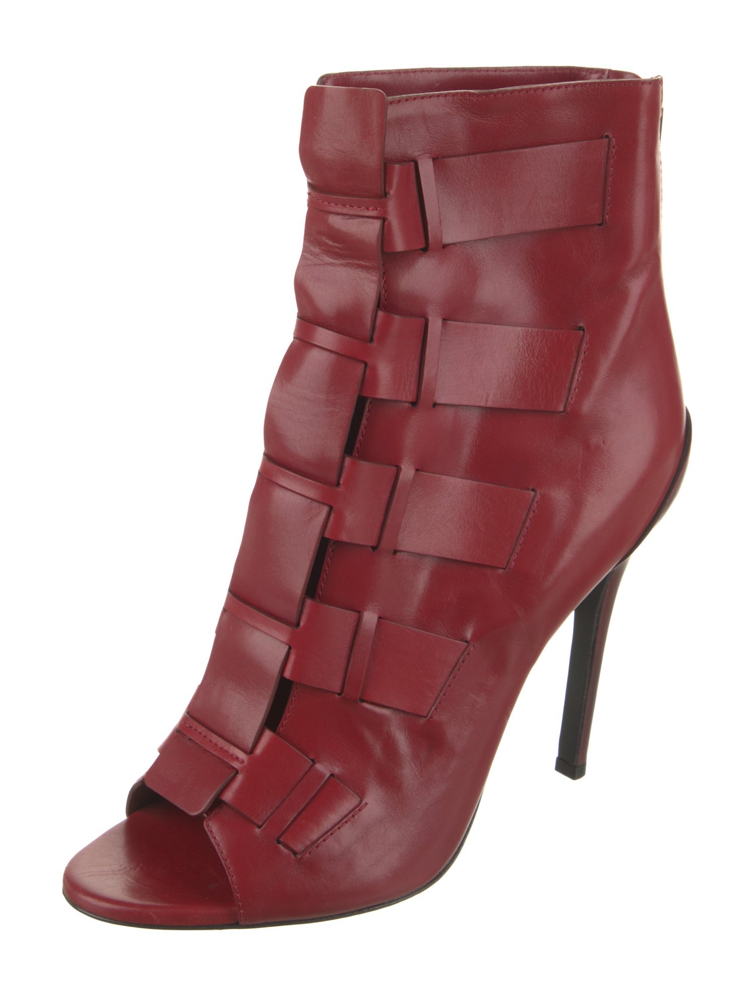 Tom Ford Leather Lace-Up Boots