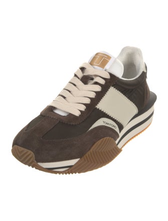 Tom Ford Suede Printed Sneakers