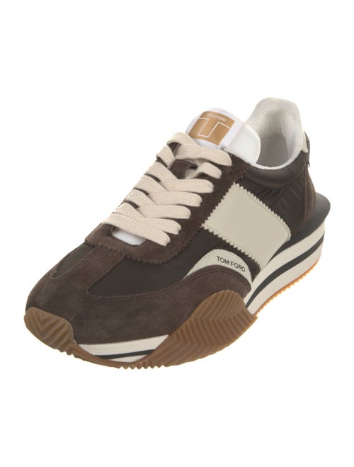 Tom Ford Suede Printed Sneakers