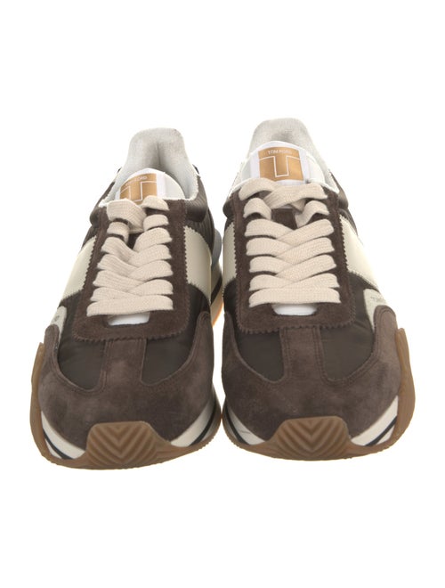 Tom Ford Suede Printed Sneakers